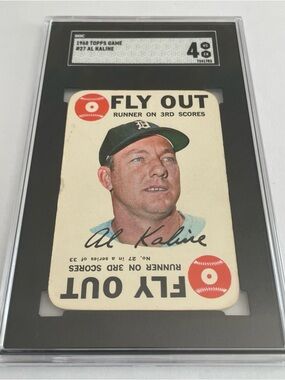 1968 Topps Al Kaline Game #27 Tigers SGC 4 Vintage Baseball Card